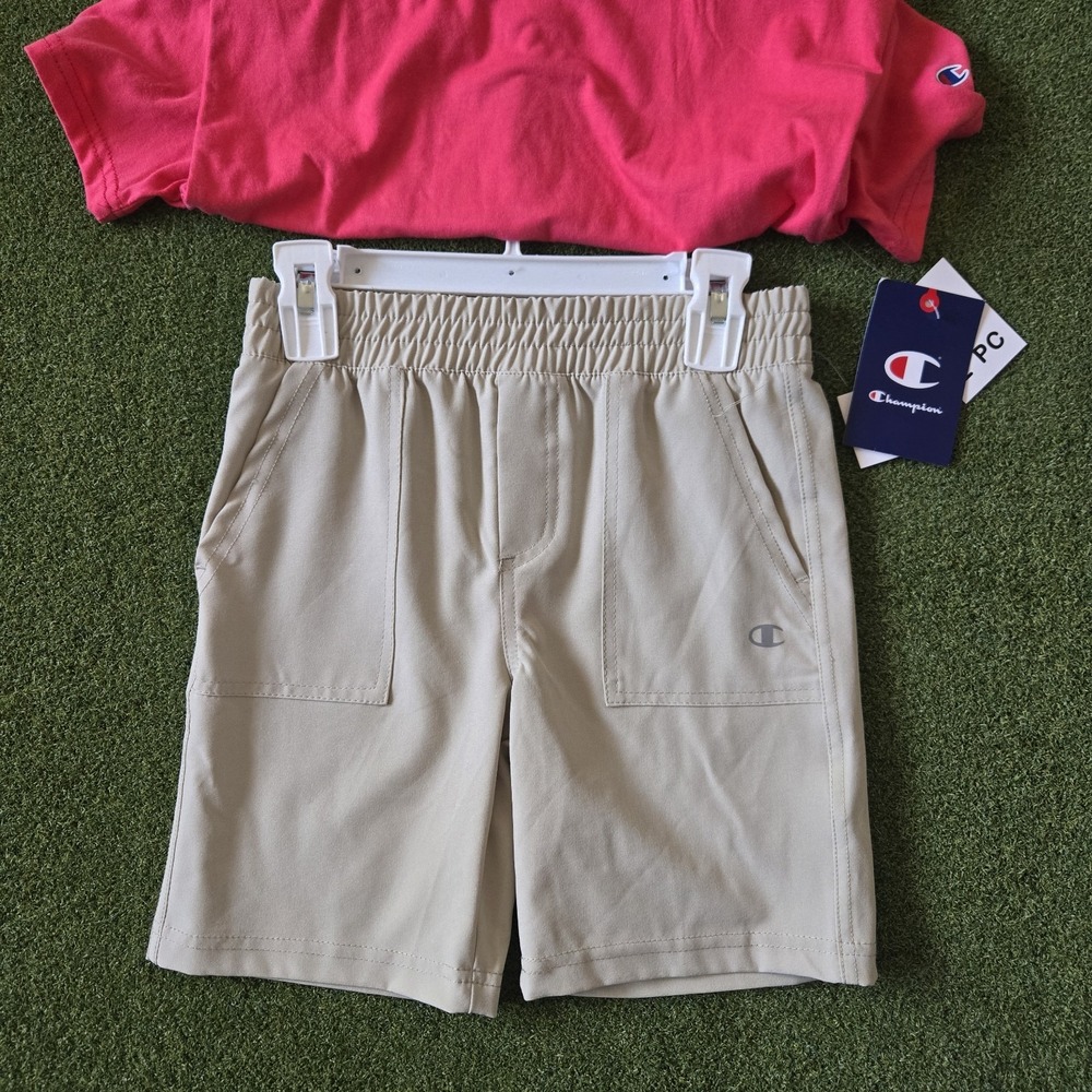 Champions 2 Pc Set For Boys Size 6 coral/beige - Picture 4 of 7
